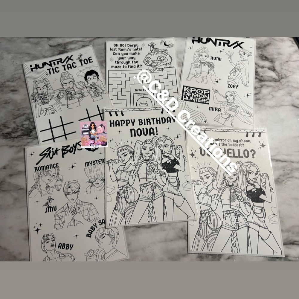 Birthday Coloring Set - Multicolor - Picture 5 of 5
